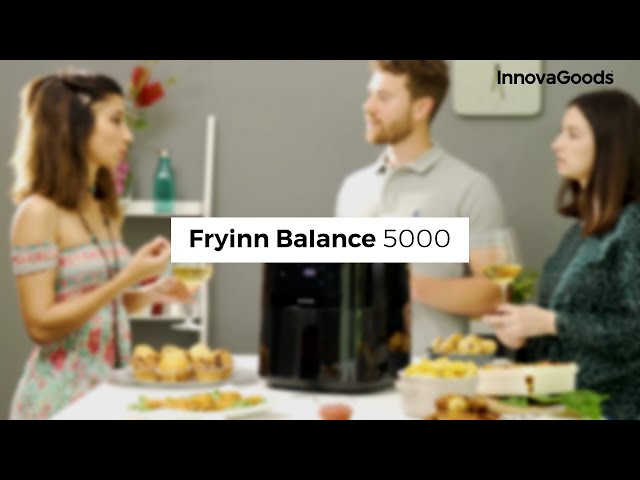 Friggitrice senza olio con bilancia 5L 1500W InnovaGoods Fryinn Balance 5000 Nero/Acciaio inossidabile video