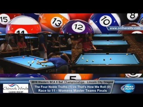 2016 WBCA 8 Ball - Womens Master Teams Finals Set 1