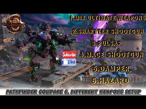 PATHFINDER COMPARE 6.DIFFERNT SETUP{allMK2-12lvl}TARGET OCHOKOCHI mk2-12lvl,DISTANCE 350M #warrobot