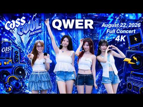 260822 큐더블유이알 QWER - Full concert with moshpits live @ Cass Cool Festival, Seoul 4K Fancam