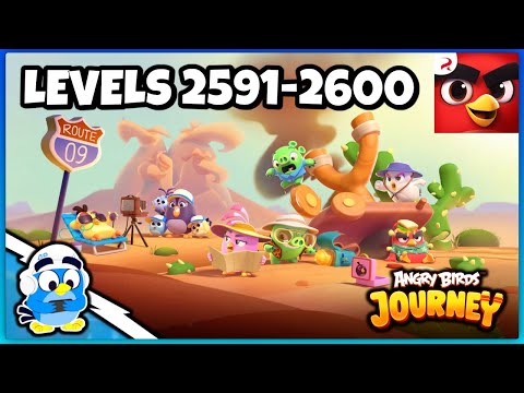 Angry Birds Journey Walkthrough / Levels 2591-2600 (Road Trip)