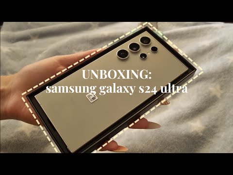 Samsung Galaxy S24 Ultra Unboxing 📦 | *asmr ish?*