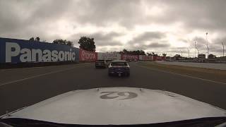 Car crash at Sonoma 24 Hours of Lemons Race