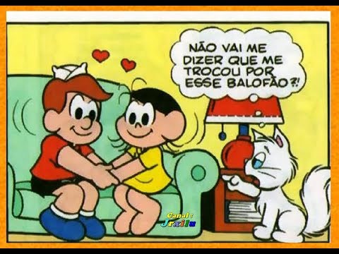 Magali, Quinzinho e Mingau - Ciúme de gato, Quadrinhos Turma da Mônica, Feliz Ano Novo