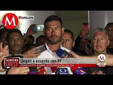 Policía Federal llega a acuerdo con autoridades