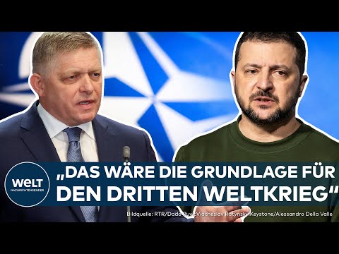 UKRAINE-KRIEG: Slowakischer Regierungschef Fico spricht sich erneut gegen Nato-Beitritt aus