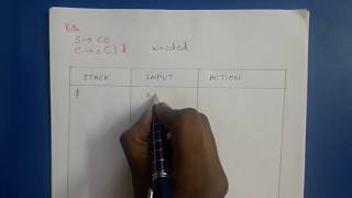 Compiler Design: Shift Reduce Parsing
