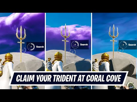 [All Trident Locations] Claim your Trident at Coral Cove - Week 5 Aquaman Challenge in Fortnite
