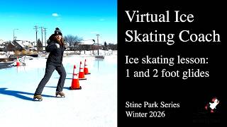 How to do a 1 and 2 foot glide on skates