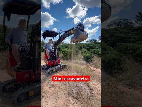 Mini escavadeira para trabalhar em obras, #dicas #obra #construção #pedreiro #casa