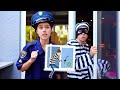 Nastya As A Policeman And Helps Everyone