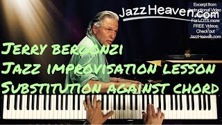 Jerry Bergonzi *Jazz Improvisation Tips* on Substitutions AGAINST the Chord JazzHeaven.com Excerpt