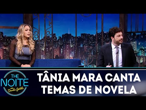Tânia Mara canta temas de novela  | The Noite (13/04/18)