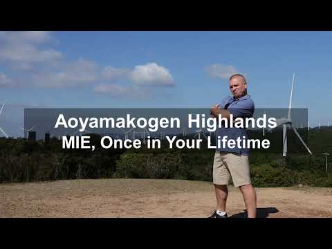 In the Aoyamakogen Highlands, sustainable energy is being produced in harmony with nature.