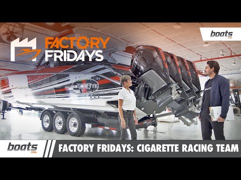 Factory Fridays: Cigarette Racing Team's 🏁 Boat Building Process - EP. 9