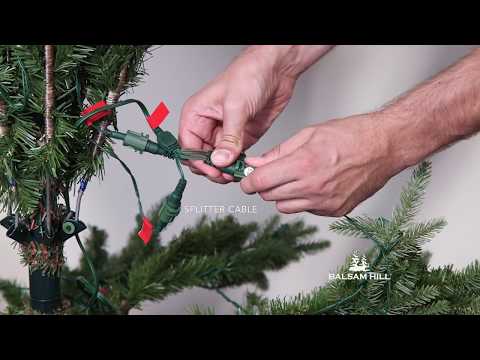 How to String Christmas Tree Lights