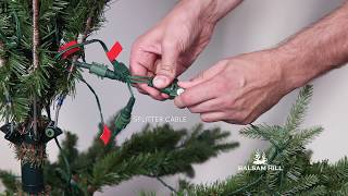 How to String Christmas Tree Lights