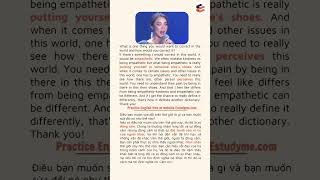 Daily shadowing day 32. Practice English free at website Estudyme #english #estudyme #shadowing