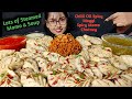 Eating Momo, Spicy Maggi | Dumplings Mukbang | Big Bites | ASMR Eating | Mukbang | Nepali Momo