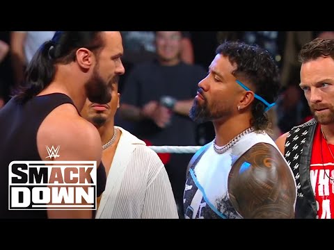 Jey Uso, Chad Gable, And Drew McIntyre Appear On 7/5 WWE SmackDown; Brawl Breaks Out Amongst Money In The Bank Competitors