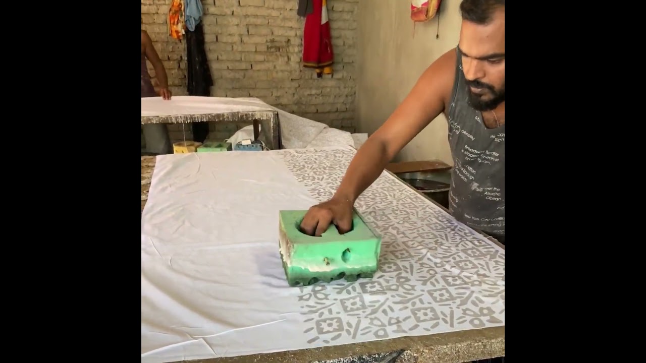 Wax Batik Printing Process | Wax-resist technique for producing designs and patterns on fabric