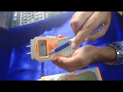 MOISTURE METER FOR WALL PLASTER with CALIBRATOR