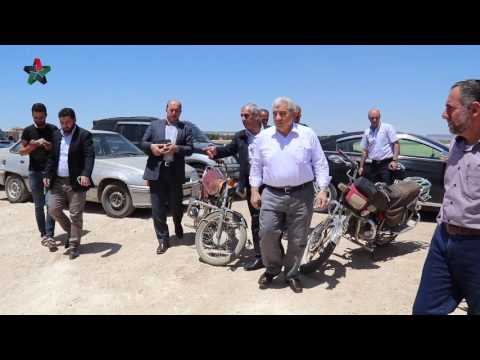 جولة رئيس الائتلاف الوطني رياض سيـف ورئيس الحكومة جواد أبو حطب في سوريــة