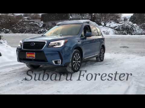 2017 Subaru Forester Vs. Competition on the Snow Hill Test