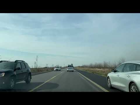 The longest straight road in Romania