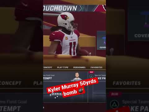 Madden 21 Murray 50yrds pass TD to L. Fitzgerald 🏈🙌🏾