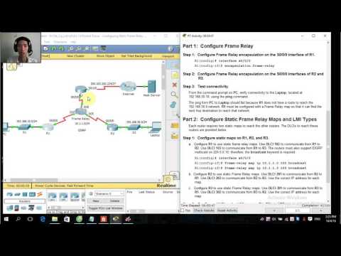 [CCNA S4] 4.2.1.4 Packet Tracer - Configuring Static Frame Relay Maps