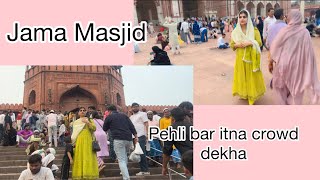 Download lagu I saw so much crowd at Jama Masjid for the first time 😳 #vlog | NAZIA RASHID | mp3