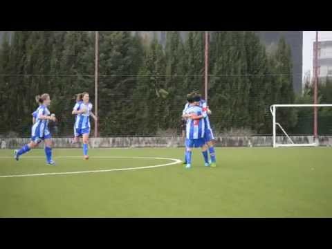 Gol del Izarra de falta directa. Mulier 7-1 Izarra (23-11-2014) Liga Regional Navarra Femenina