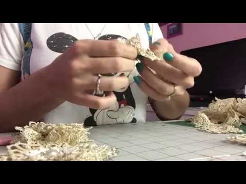 shabby chic handmade lace flower tutorial