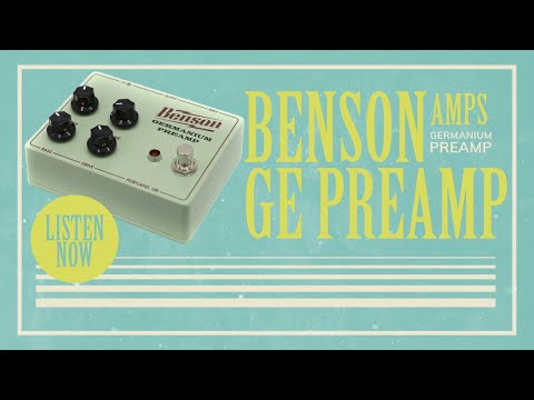 Benson Amps Germanium Preamp Pedal image 3