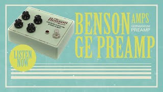 Video thumbnail for Benson Amps Germanium Preamp // Guitar Pedal Demo by Demos In The Dark