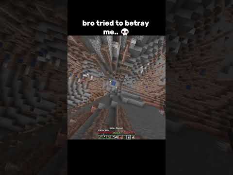 bro tried to betray me...#minecraft