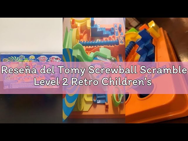 Vídeo relacionado con TOMY Screwball Scramble Classic Retro - Juego de mesa de acción preescolar para niños, juego familiar de rompecabezas para niños y niñas de 5, 6, 7, 8 y 9 años, el embalaje puede variar
