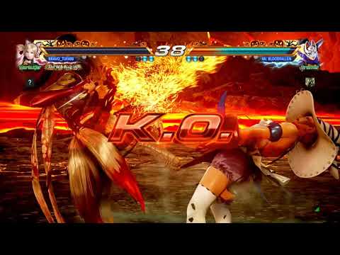 Lucky Chloe Vs kunimitsu pro player Tekken 7 ll Lucky attitude gameplay ll #bravotufani #tekken7