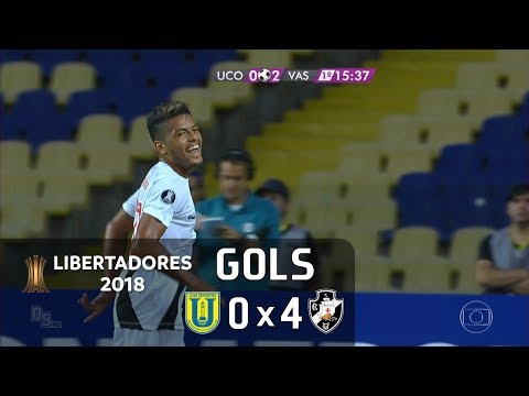 Gols - Universidad de Concepción (CHI) 0 x 4 Vasco - Libertadores 2018 - Globo HD⁶⁰