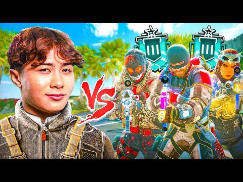 I 1v3'd the World's BEST Platinums! (Rainbow Six Siege X)