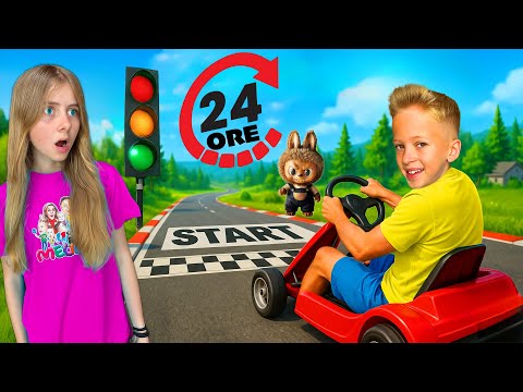 ⏰ 24 HOURS in KARTING 🏎️ with LABUBU POWERS 🌪️