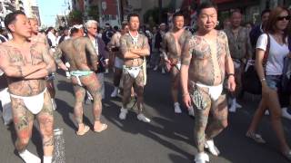 浅草三社祭2016②　浅草5代目高橋組　丸金　西浅三北　平成28年