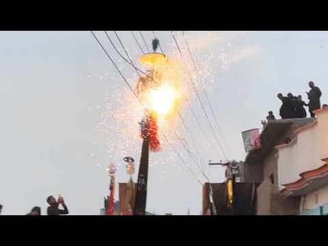 7 Muharram Milni Juloos Ali pur 2022 |Electricity spark| Aza khana 110
