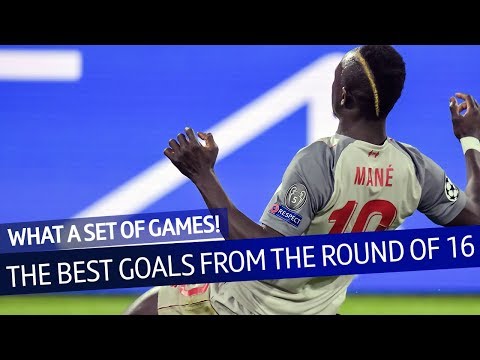 The best goals from the UEFA Champions League Round of 16 | Some outstanding strikes!
