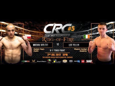 CRC 5 K-1 70kg fight Lee Teelin (P.C.A) Vs Michal Wolski (Fantom Team)