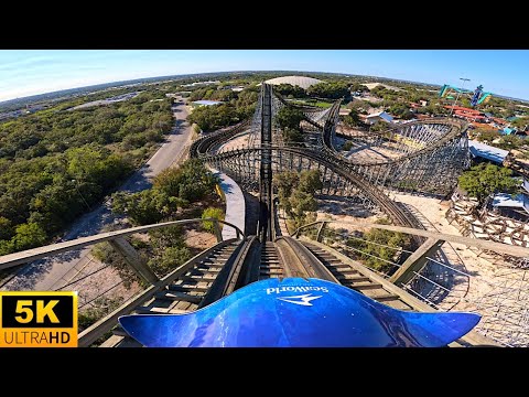 On-ride point of view of Texas Stingray