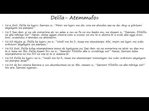 Delila: Atemmufoɔ