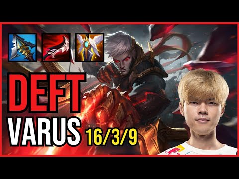 DEFT - VARUS vs TRISTANA ADC - KR Grandmaster - Patch 11.5