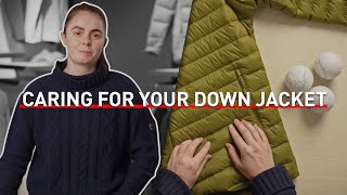 How to wash and dry your down jacket - product care